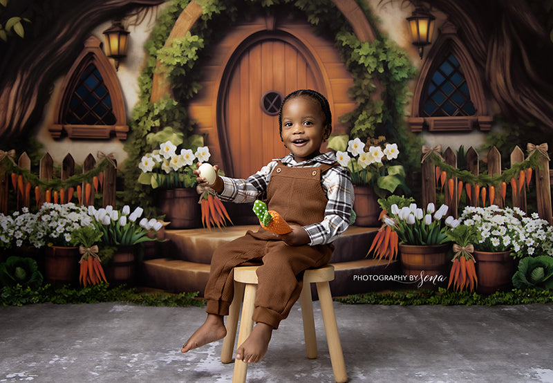 Easter Bunny Inn (sweep options) - HSD Photography Backdrops