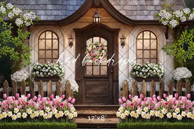 Spring Cottage Inn (sweep options) - HSD Photography Backdrops