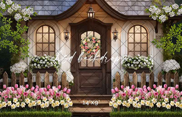 Spring Cottage Inn (sweep options) - HSD Photography Backdrops