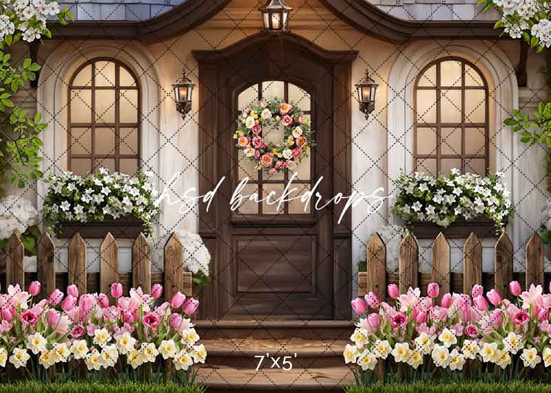 Spring Cottage Inn (sweep options) - HSD Photography Backdrops