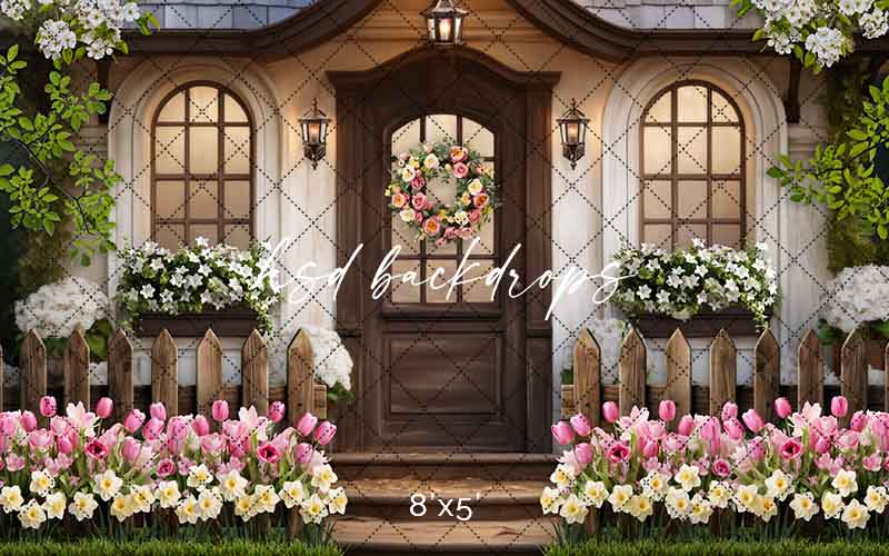 Spring Cottage Inn (sweep options) - HSD Photography Backdrops