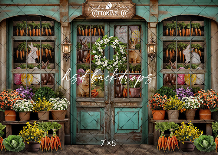 Easter Bunny Cottontail Co. (sweep options) - HSD Photography Backdrops