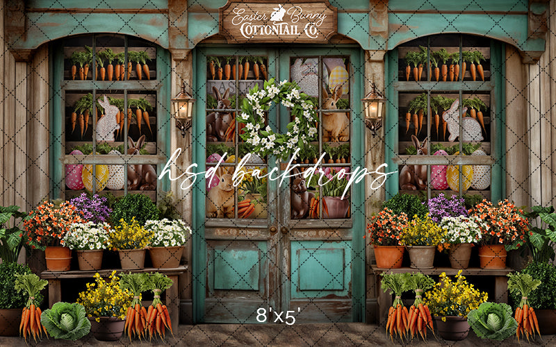 Easter Bunny Cottontail Co. (sweep options) - HSD Photography Backdrops