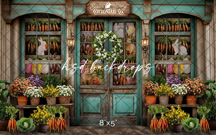 Easter Bunny Cottontail Co. (sweep options) - HSD Photography Backdrops