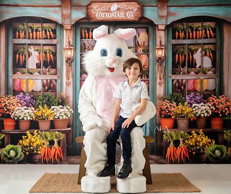 Easter Bunny Cottontail Co. (sweep options) - HSD Photography Backdrops