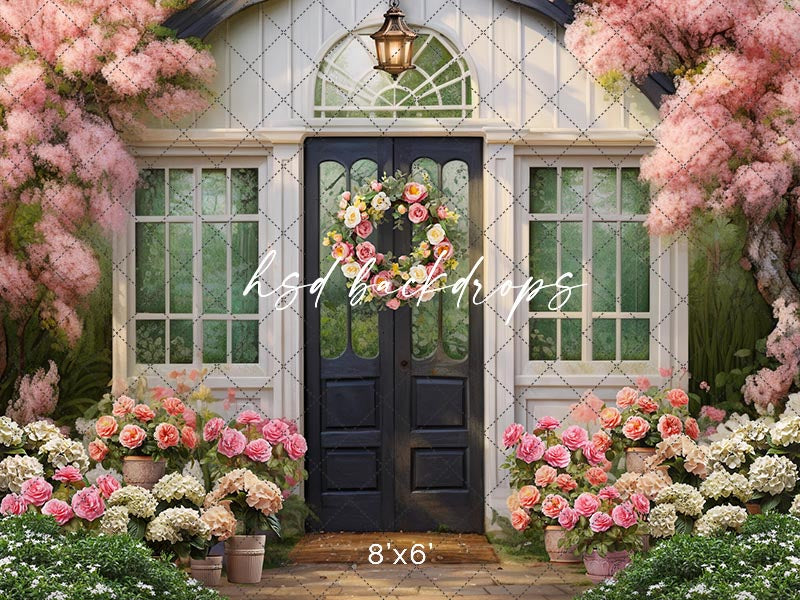 Shabby Chic Greenhouse (sweep options) - HSD Photography Backdrops