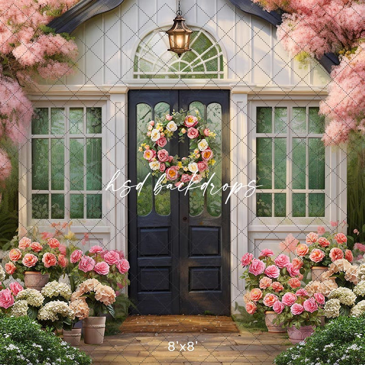 Shabby Chic Greenhouse (sweep options) - HSD Photography Backdrops