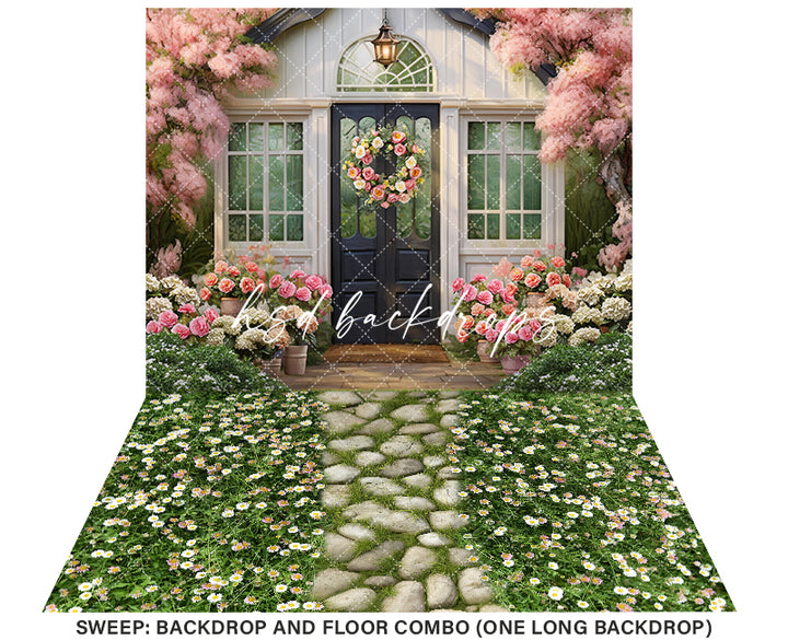 Shabby Chic Greenhouse (sweep options) - HSD Photography Backdrops
