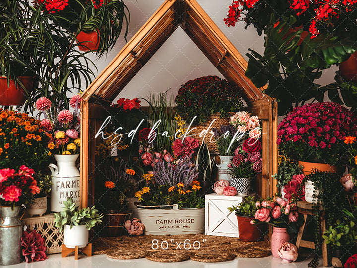Little Flower Market - HSD Photography Backdrops
