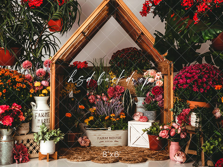 Little Flower Market - HSD Photography Backdrops