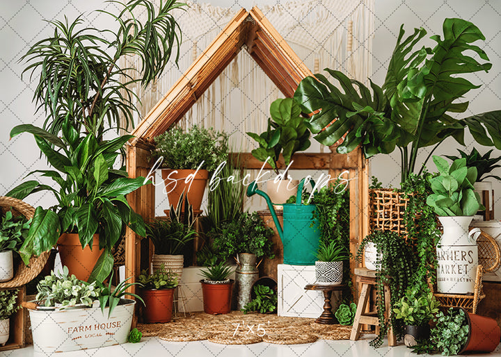 Boho Greenhouse - HSD Photography Backdrops