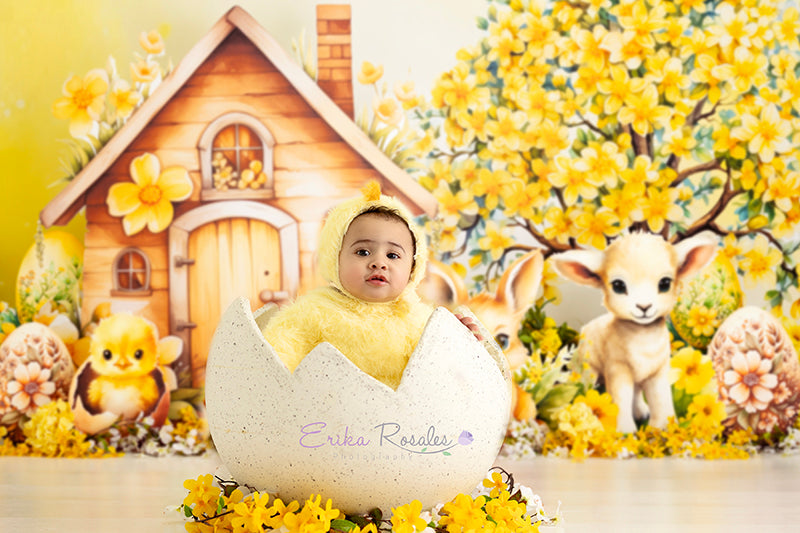Mellow Yellow Easter - HSD Photography Backdrops