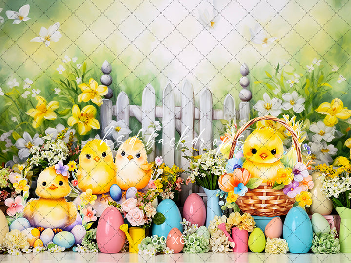 Spring Easter Photography Backdrop for Pictures 