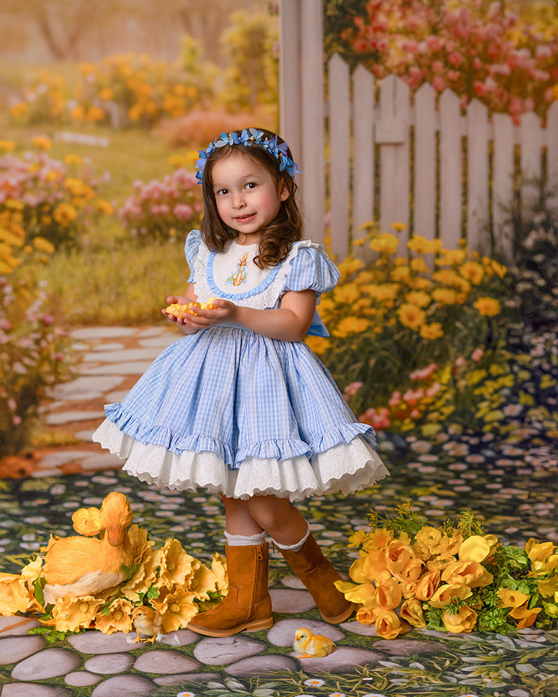 Serene Spring Floral Arch - HSD Photography Backdrops