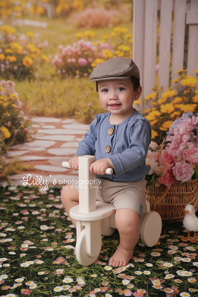 Serene Spring Floral Arch - HSD Photography Backdrops
