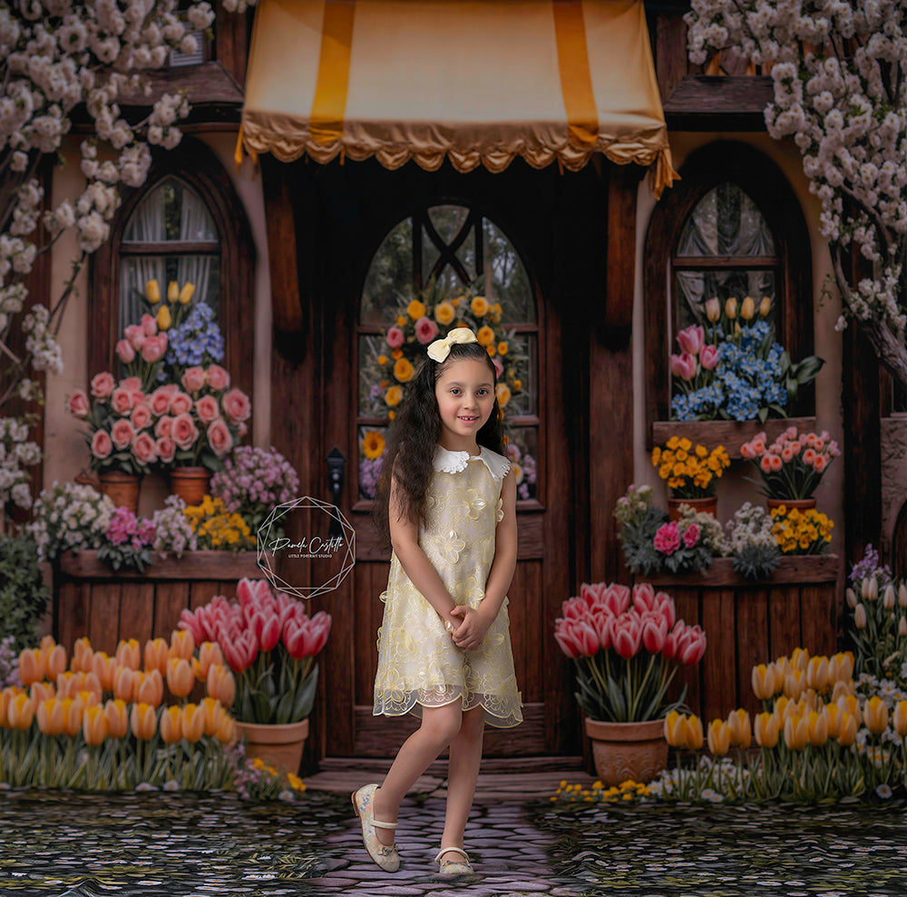 Easter Bunny Bungalow - HSD Photography Backdrops