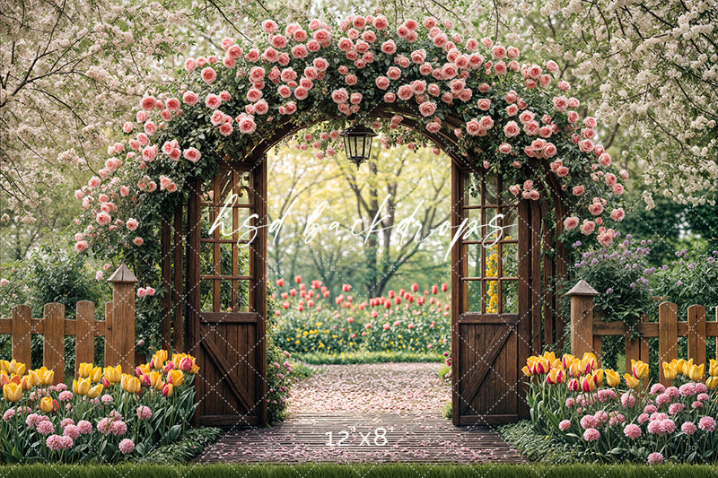 Spring Garden Retreat - HSD Photography Backdrops