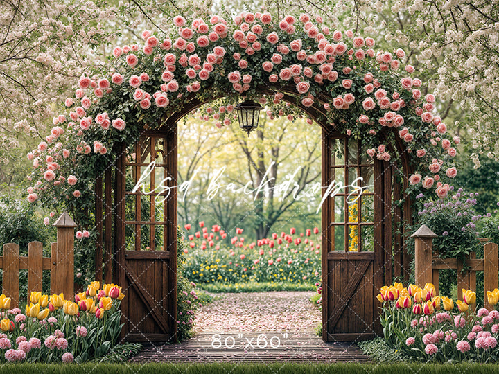 Spring Garden Retreat - HSD Photography Backdrops