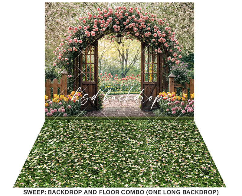 Spring Garden Retreat - HSD Photography Backdrops