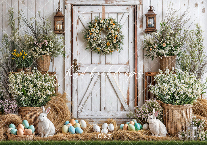 Barn Door Bunnies - HSD Photography Backdrops