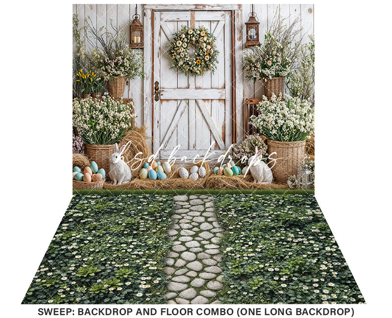 Barn Door Bunnies - HSD Photography Backdrops
