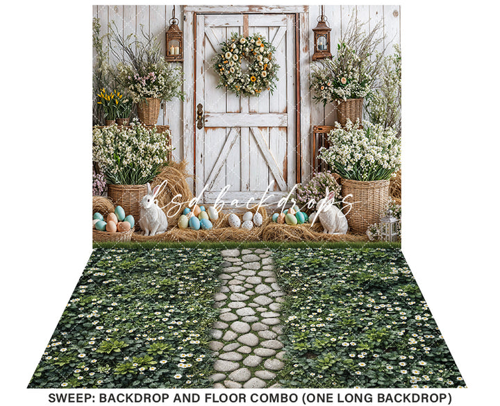 Barn Door Bunnies - HSD Photography Backdrops