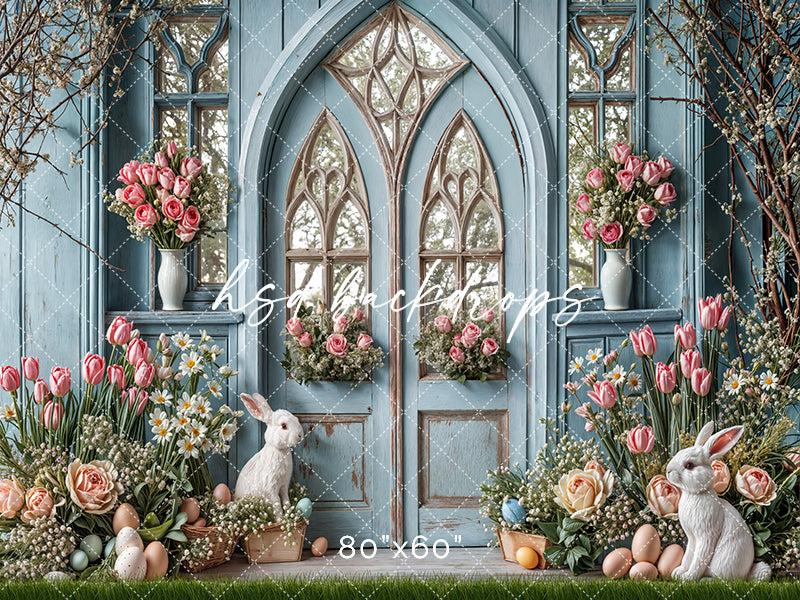 Ornate Easter Door - HSD Photography Backdrops