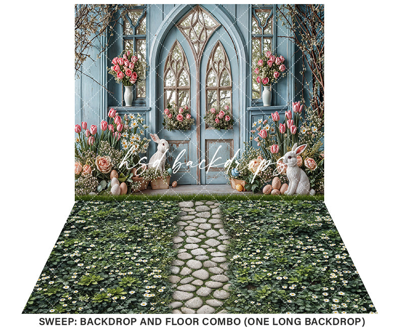 Ornate Easter Door - HSD Photography Backdrops
