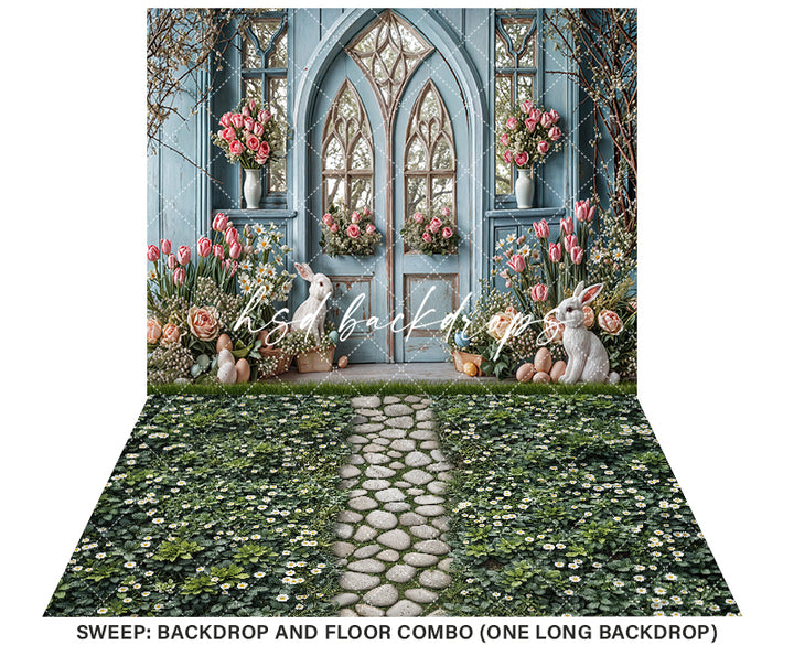Ornate Easter Door - HSD Photography Backdrops
