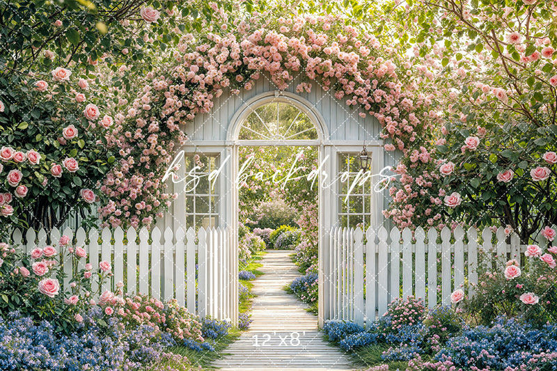 Shabby Chic Spring Arch - HSD Photography Backdrops