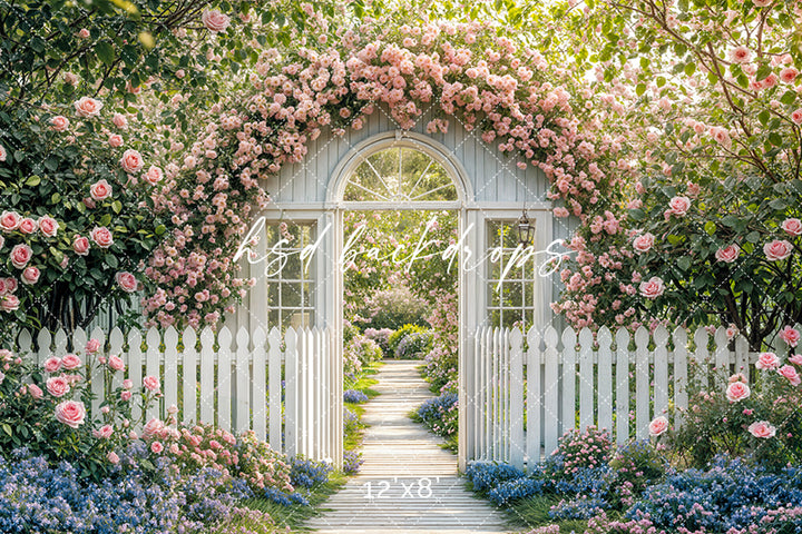 Shabby Chic Spring Arch - HSD Photography Backdrops
