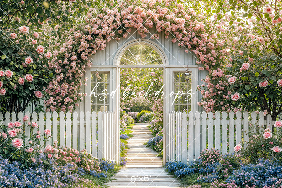 Shabby Chic Spring Arch - HSD Photography Backdrops