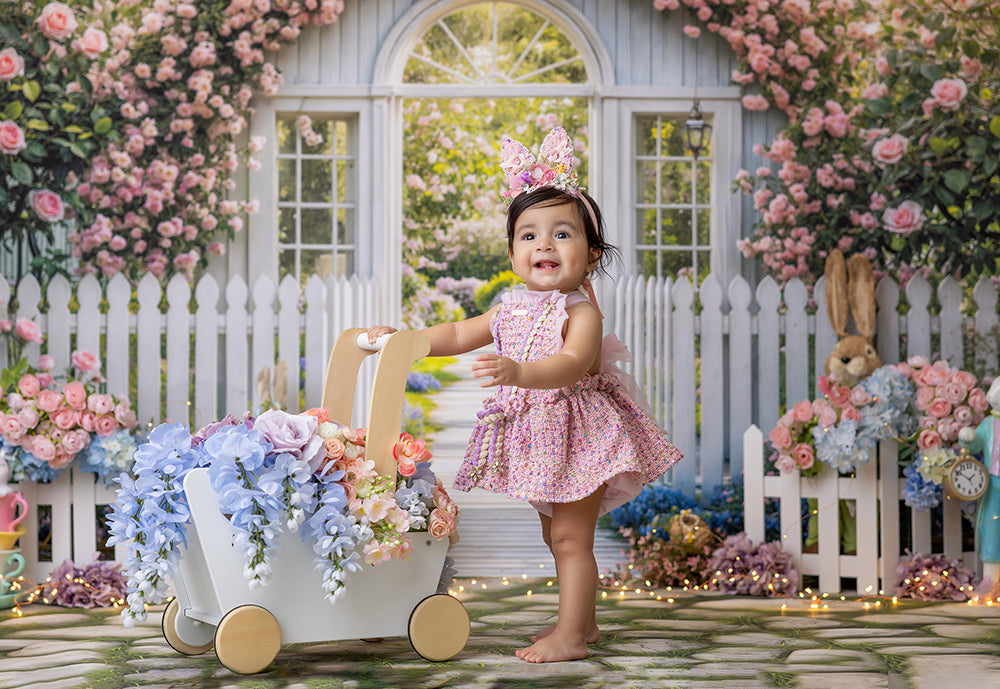 Shabby Chic Spring Arch - HSD Photography Backdrops