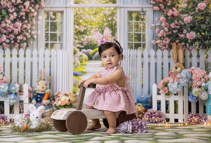 Shabby Chic Spring Arch - HSD Photography Backdrops