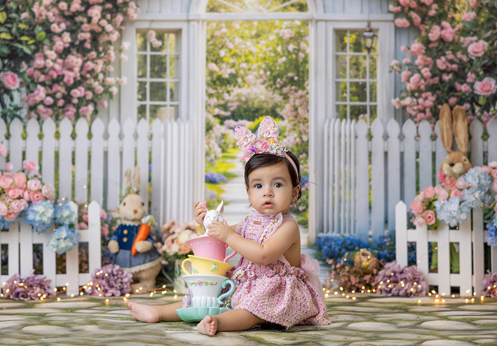 Shabby Chic Spring Arch - HSD Photography Backdrops