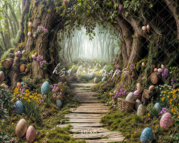 Enchanted Rabbit Entrance - HSD Photography Backdrops