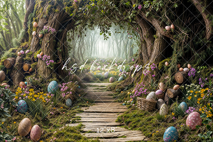 Enchanted Rabbit Entrance - HSD Photography Backdrops