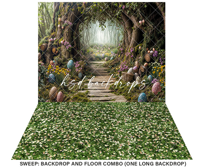 Enchanted Rabbit Entrance - HSD Photography Backdrops