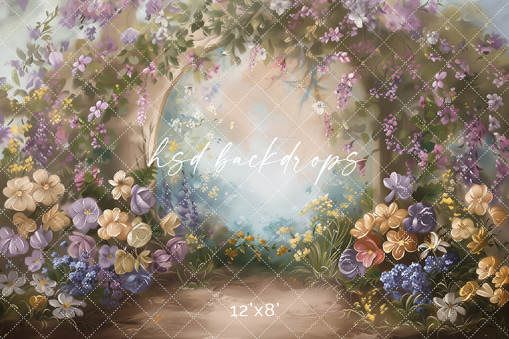 Blooming Spring Arch - HSD Photography Backdrops