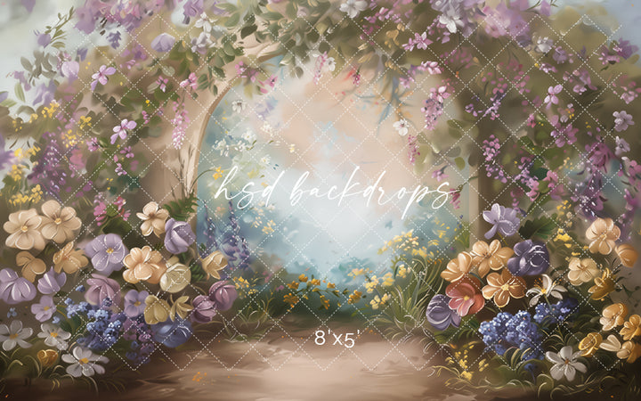 Blooming Spring Arch - HSD Photography Backdrops