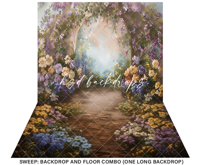 Blooming Spring Arch - HSD Photography Backdrops