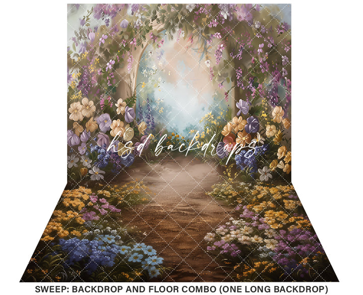 Blooming Spring Arch - HSD Photography Backdrops