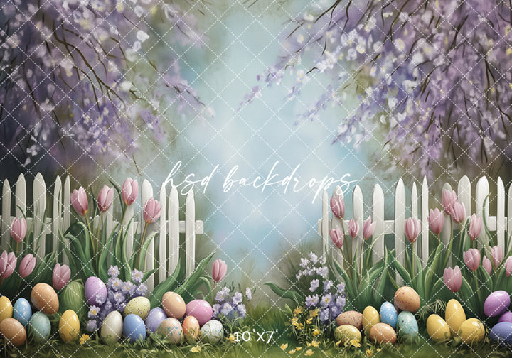 Colorful Easter Egg Entrance - HSD Photography Backdrops