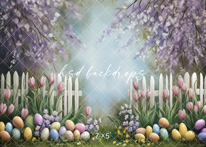 Colorful Easter Egg Entrance - HSD Photography Backdrops