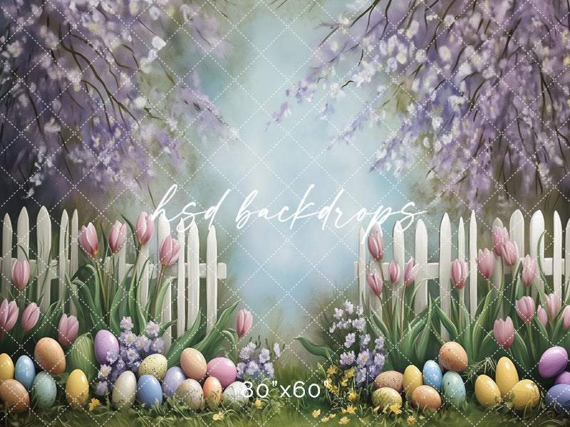 Colorful Easter Egg Entrance - HSD Photography Backdrops