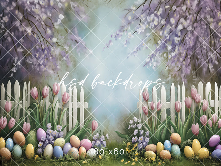 Colorful Easter Egg Entrance - HSD Photography Backdrops