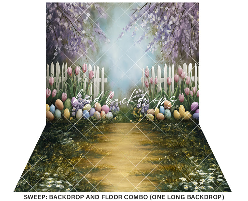 Colorful Easter Egg Entrance - HSD Photography Backdrops