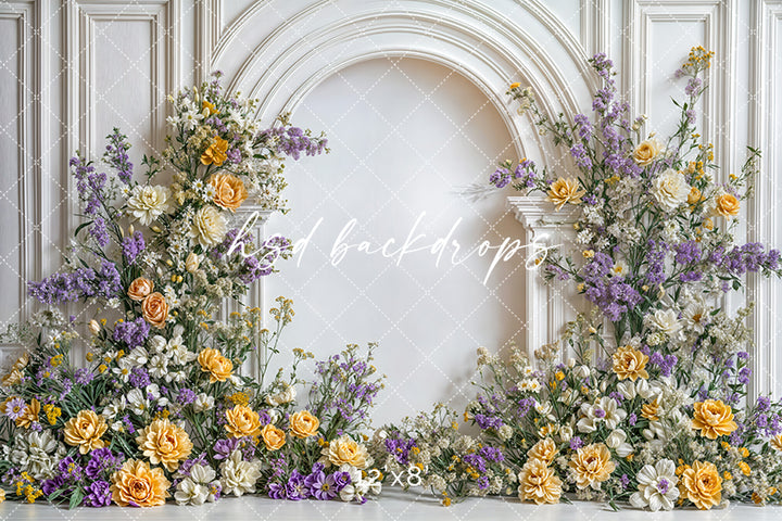Spring Blossom Arch Wall - HSD Photography Backdrops
