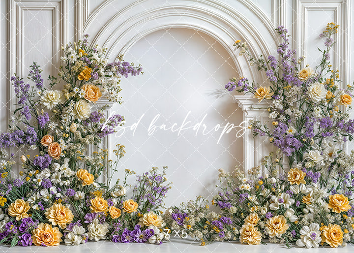 Spring Blossom Arch Wall - HSD Photography Backdrops