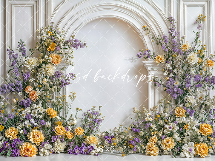 Spring Blossom Arch Wall - HSD Photography Backdrops